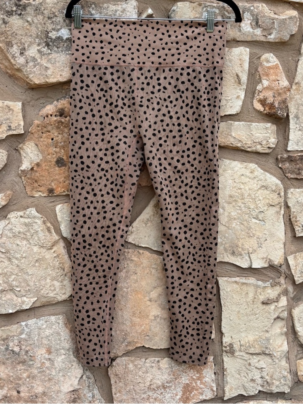 Zella leopard leggings size large